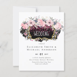 Budget Rosa Blommigt Modern Girly Möhippa