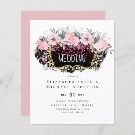 Budget Rosa Blommigt Modern Girly Möhippa