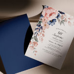 Budget Rosa Blommigt Script 60:e födelsedagsinbjud<br><div class="desc">Dusty Blue Rosa Blommigt Surprise 60:e Födelsedagsfestens budgetinbjudan som du enkelt kan anpassa med din party-information genom att klicka på knappen "Anpassa".</div>