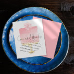 Budget Rosa Cake Script 50th Birthday-Tack<br><div class="desc">Ett ekonomiskt alternativ i BUDGET på en mindre storlek på 4, 5 x 5, 6 tum (110 lbs vikt), som är av samma tjocklek som ett vykort (är dock inte lämpligt för använda som vykort). OBSERVERA ATT DET FINNS EN PER lakan. Budgeterad Rosa Kake-skript 50:e födelsedag Tack. Kärlek och tack...</div>