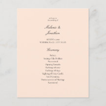 Budget Rosa Pastel Bröllop Ceremony