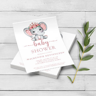 BUDGET Rosa Princess Elephant Flicka FLYER