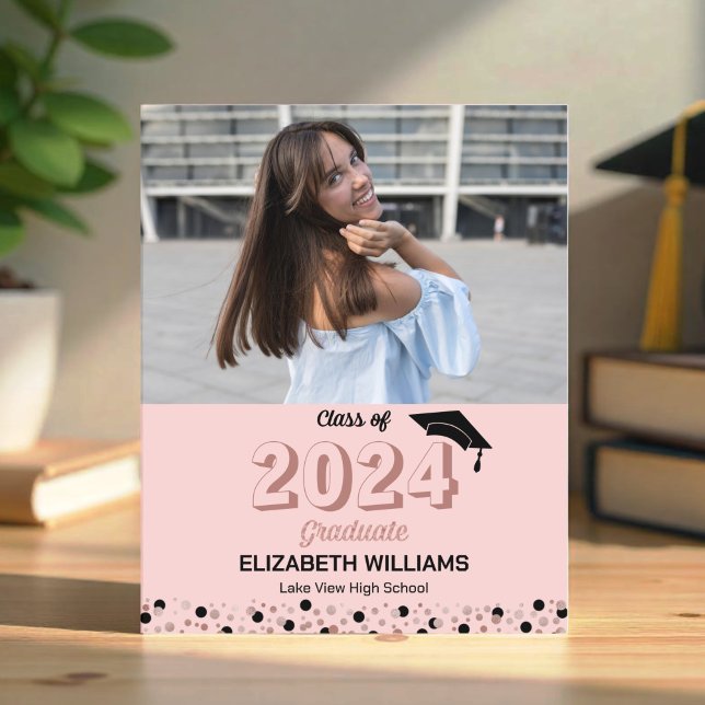 Budget Rosa Skript Examensbevis Tillkännagivande (Skapare uppladdad)