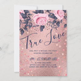 BUDGET Rosegold Blue Rosa BRÖLLOP Girly Glam
