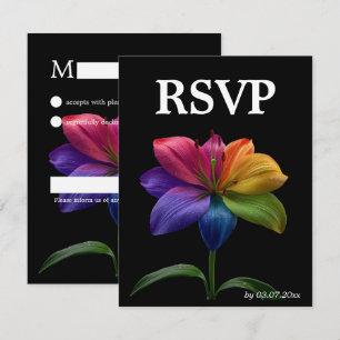 🌈 Budget RSVP Technicolor Kärlek OSA Kort