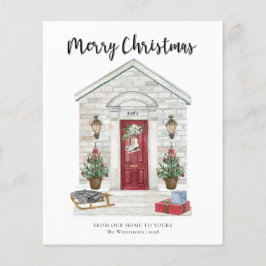 Budget Rustic God jul Land Home Flygblad