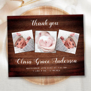 Budget Rustic Nyfödd bebis 3 Photo Tack Birth