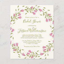 Budget Rustic Rosa Garden Flowers Möhippa