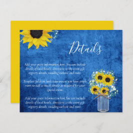 BUDGET Rustic Solros Bröllop - detaljbilaga