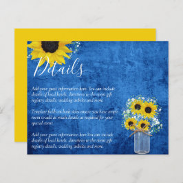 BUDGET Rustic Solros Bröllop - detaljbilaga