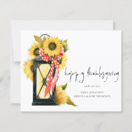 Budget Rustic Solros Lantern Happy thanksgiving