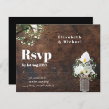 Budget Rustic White Calla Lily Bröllop OSA