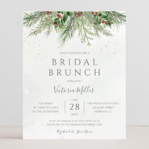 Budget Rustic Winter Greenery Möhippa Brunch Inbju