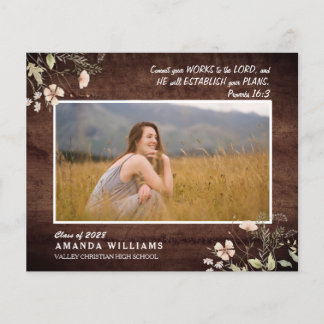 BUDGET Rustic Wood Christian Studenten Verse