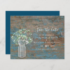 BUDGET Rustic Wood Gypsophila Sparar datumet