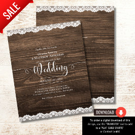 BUDGET Rustik Spets Ladan Gårdshem Landsbygd Bröll