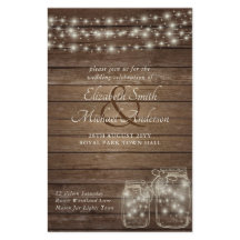 Budget Rustika Ljus Murade Glas Trä Bröllop