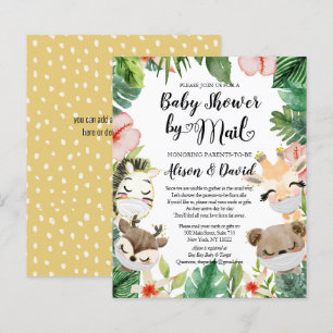 Budget Safari Anima Baby Shower efter e-postinbjud