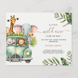 Budget Safari Animals Boy Baby Shower
