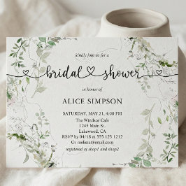 Budget Sage Greenery Botanical Möhippa Inbjudan Vykort