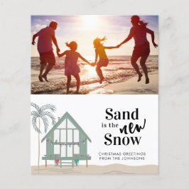 Budget Sand är det nya Snow Photo julkort