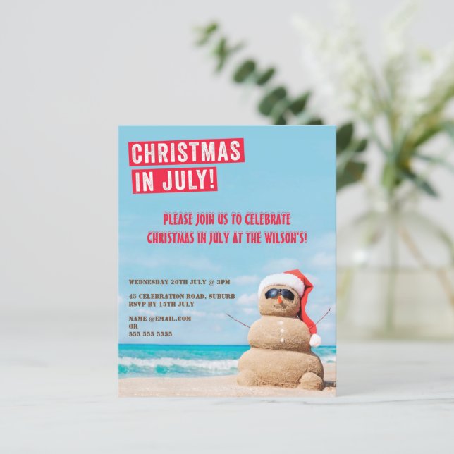 Budget SandMan-jul i juli, sommaren Party (Stående Fram)