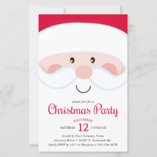 Budget Santa Company Julfest Invitation