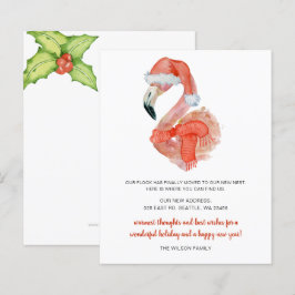 Budget Santa Flamingo Vi har flyttat-kort
