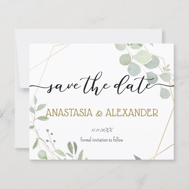 BUDGET Save the date. (Framsida)