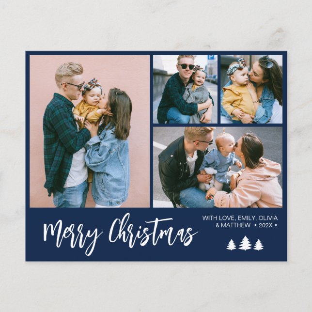 Budget Script Foto Collage Jul Holiday  Flygblad (Framsidan)