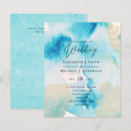BUDGET Sea Glass Shades Watercolor Bröllop