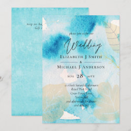 BUDGET Sea Glass Shades Watercolor Bröllop