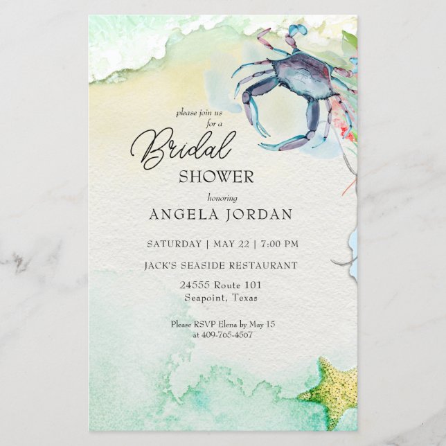 Budget Seaside Maryland Crab Bridal Shower (Framsida)