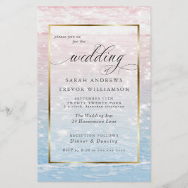 Budget Shimming Vatten Rosa Beach Wedding
