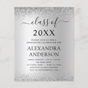 Budget Silver Black 2023 Studentfest Glitter