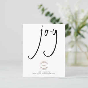 Budget Simple Logotyp Joy Black White Company Helg