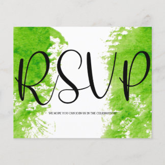 Budget Simple Watercolor OSA kort. Flyer