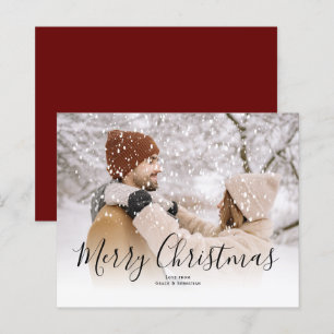 BUDGET Snö Overlay Photo jul