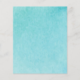 Budget SNÖSTORM BLUE Watercolor Beach bröllop Flygblad