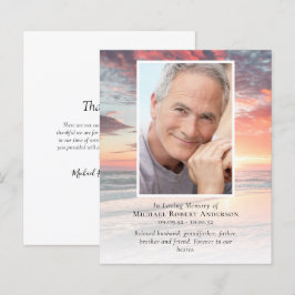 BUDGET - Solnedgång - fotopatal tack - ditt kort