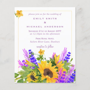 Budget Solros Bröllop Theme Lavender Lila