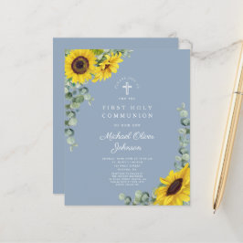 Budget Solros Eucalyptus Blue First Communion