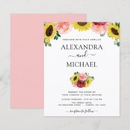 Budget Solros Eucalyptus Landsbyggsbröllop