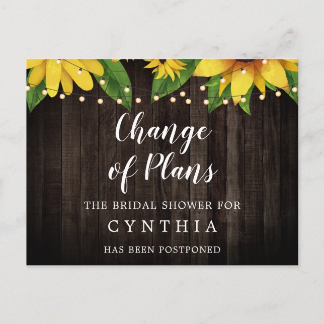 Budget Solros Lada Trädgårdsbelysning Uppställd Vykort (Framsida)