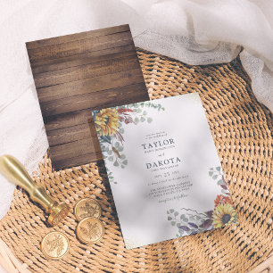 Budget Solros och eukalyptus Greenery Bröllop