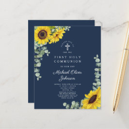 Budget Solsicker Eukalyptus Blå Första Kommunion