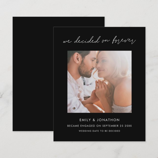 Budget som vi har beslutat om för Photo Black-Förl (Fram/baksida)