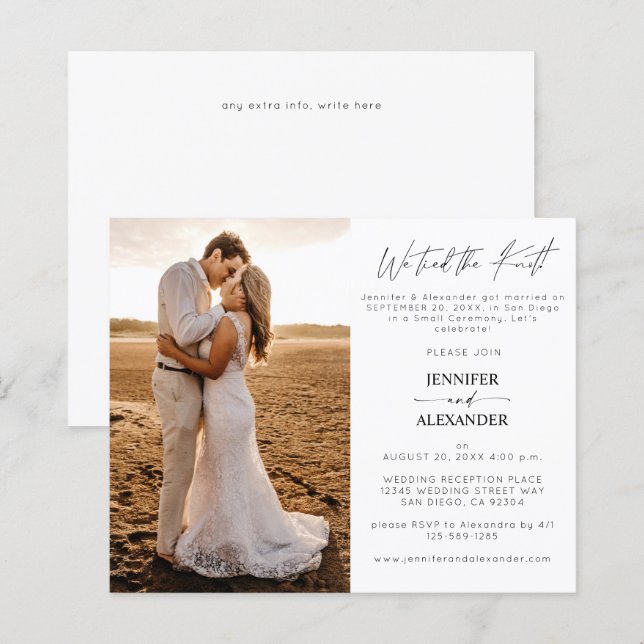 Budget som vi har bundit till Knot 1 Foto efter br (Fram/baksida)