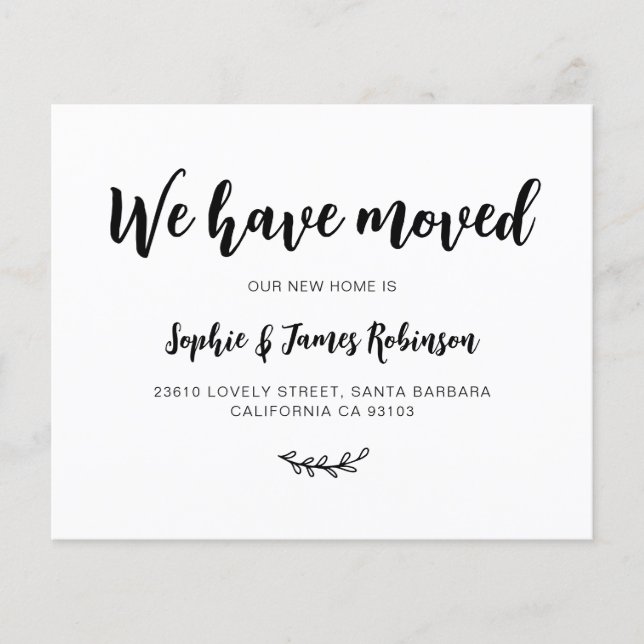 Budget som vi har Flyttat nya meddelanden om Flytt (Framsida)