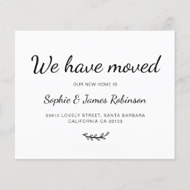 Budget som vi har Flyttat nya meddelanden om Flytt